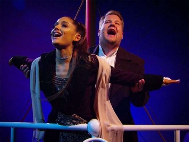 Ariana Grande Y James Corden La Nueva Pareja De ‘titanic Notimundo 