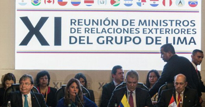 Grupo de Lima reitera su respaldo a Juan Guaidó