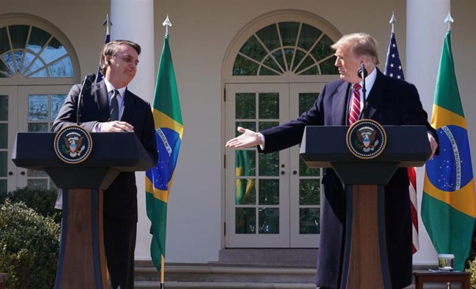 Reunión Donald Trump y Jair Bolsonaro