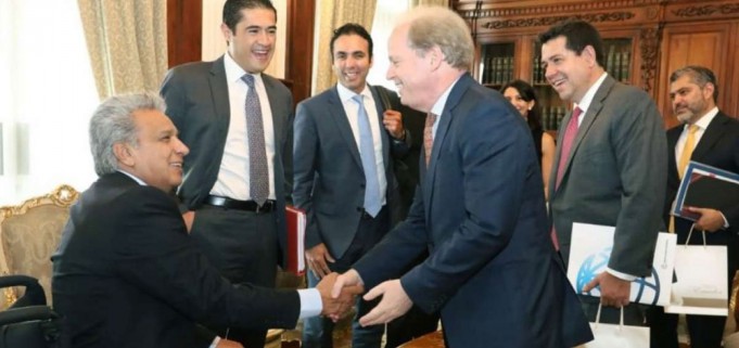 El presidente Moreno se reunió con un funcionario del Banco Mundial