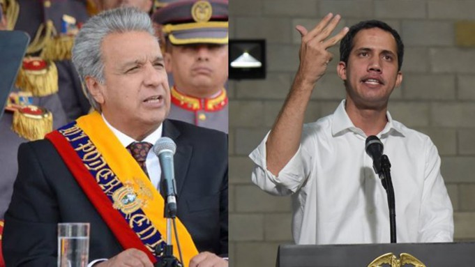 Moreno confirmó que Juan Guaidó estará este sábado en Ecuador