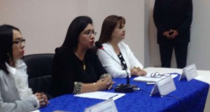 La fiscal Ruth Palacios durante una rueda de prensa