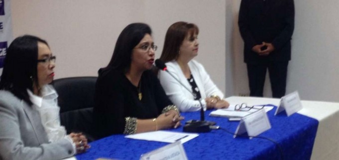 La fiscal Ruth Palacios durante una rueda de prensa