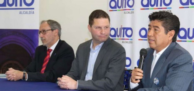 Reunión entre alcalde Mauricio Rodas y Jorge Yunda