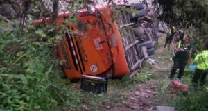 Accidente en la ruta Quito - Esmeraldas