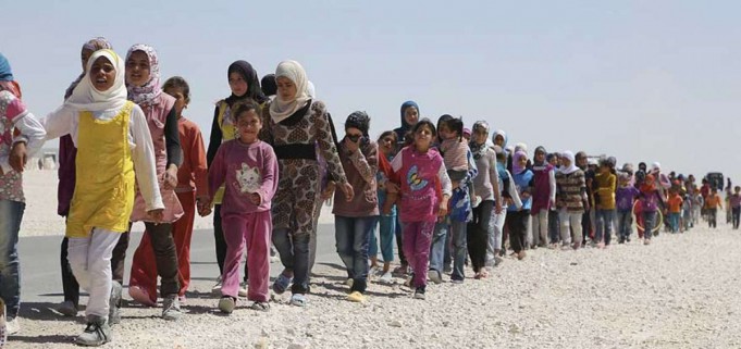 Desplazamiento niños sirios